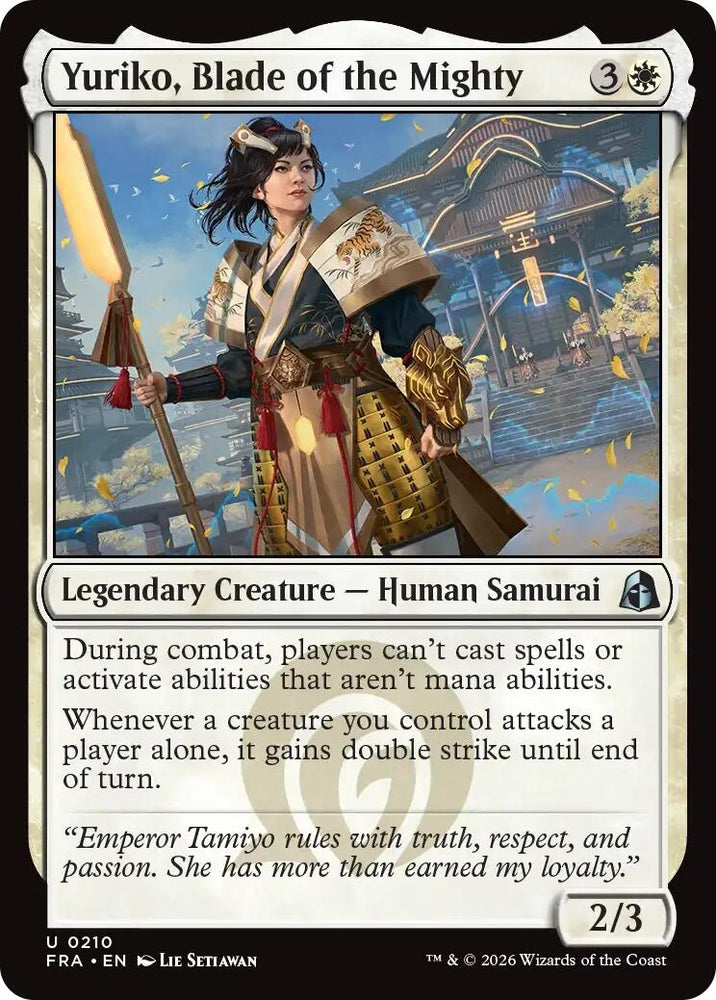 Image for Yuriko, Blade of the Mighty (210) (Reality Fracture) (FRA) - Magic: The Gathering