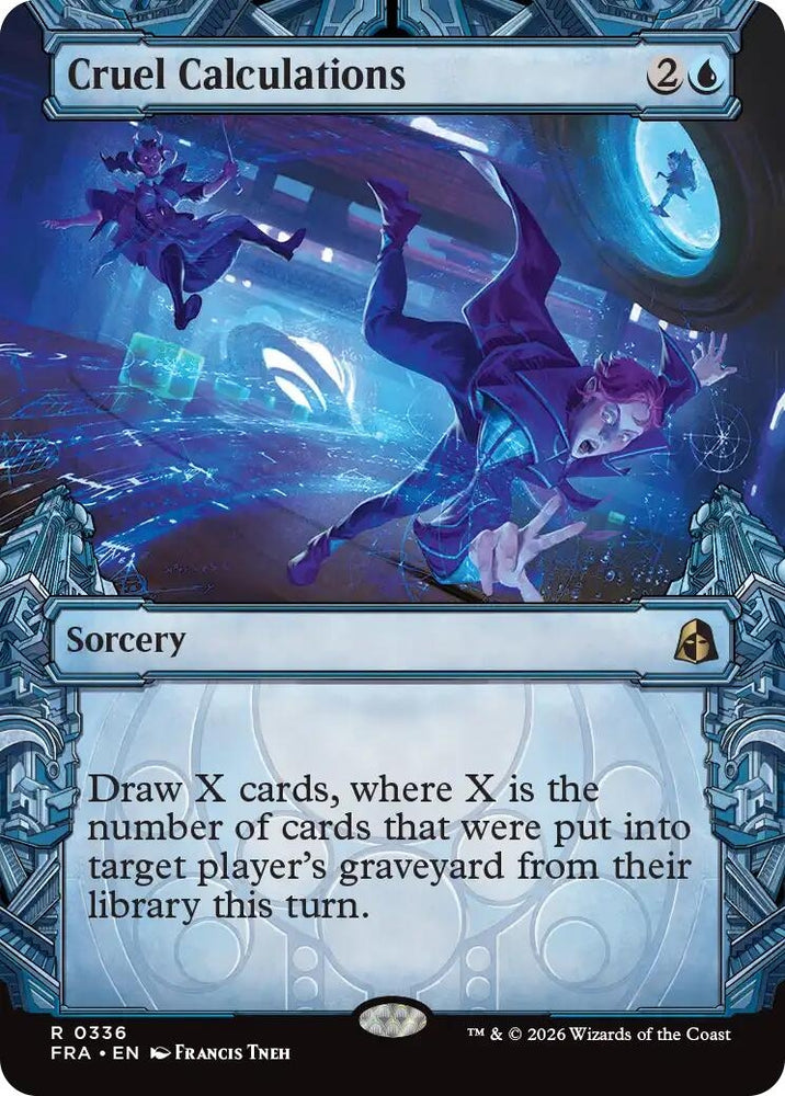 Image for Cruel Calculations (Showcase) (336) (Reality Fracture) (FRA) - Magic: The Gathering