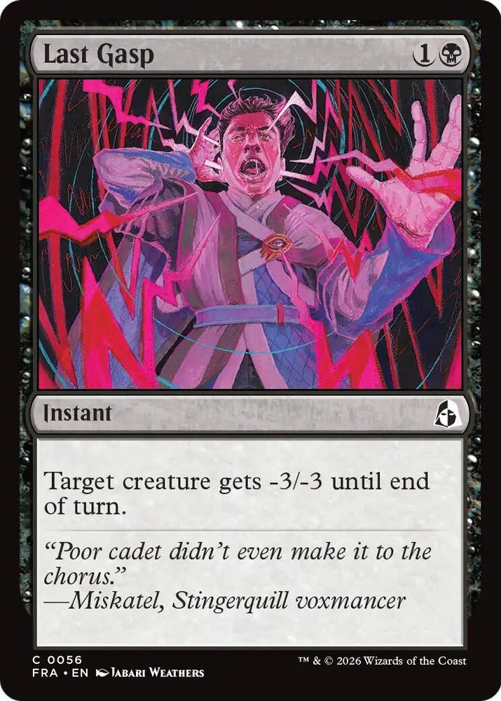 Image for Last Gasp (56) (Reality Fracture) (FRA) - Magic: The Gathering