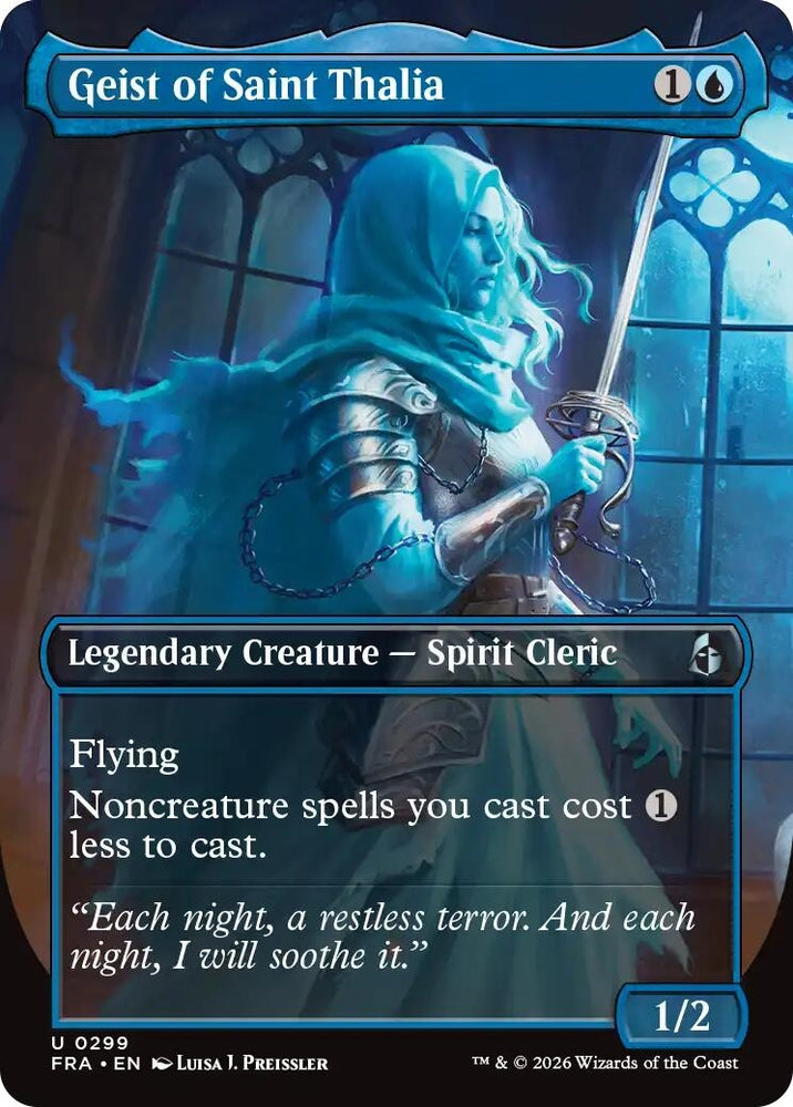 Image for Geist of Saint Thalia (Borderless) (299) (Reality Fracture) (FRA) - Magic: The Gathering