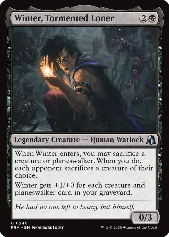 Image for Winter, Tormented Loner (240) (Reality Fracture) (FRA) - Magic: The Gathering
