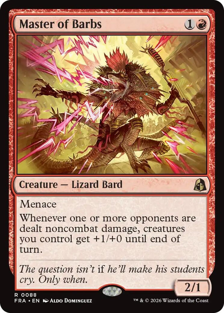 Image for Master of Barbs (88) (Reality Fracture) (FRA) - Magic: The Gathering