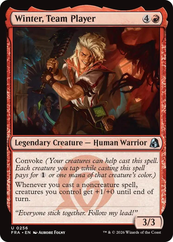 Image for Winter, Team Player (256) (Reality Fracture) (FRA) - Magic: The Gathering