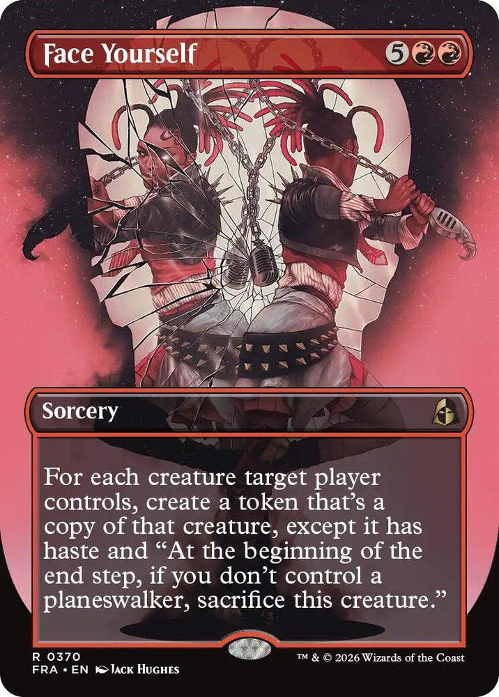 Image for Face Yourself (Borderless) (370) (Reality Fracture) (FRA) - Magic: The Gathering
