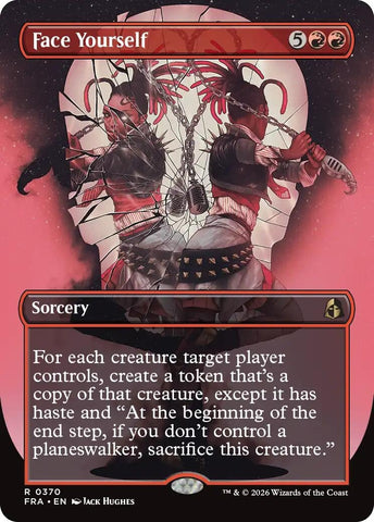 Image for Face Yourself (Borderless) (370) (Reality Fracture) (FRA) - Magic: The Gathering