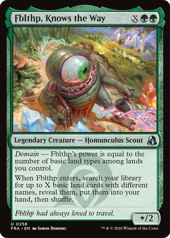 Image for Fblthp, Knows the Way (258) (Reality Fracture) (FRA) - Magic: The Gathering