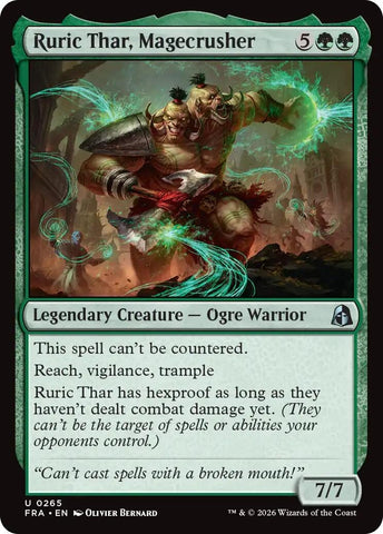 Image for Ruric Thar, Magecrusher (265) (Reality Fracture) (FRA) - Magic: The Gathering