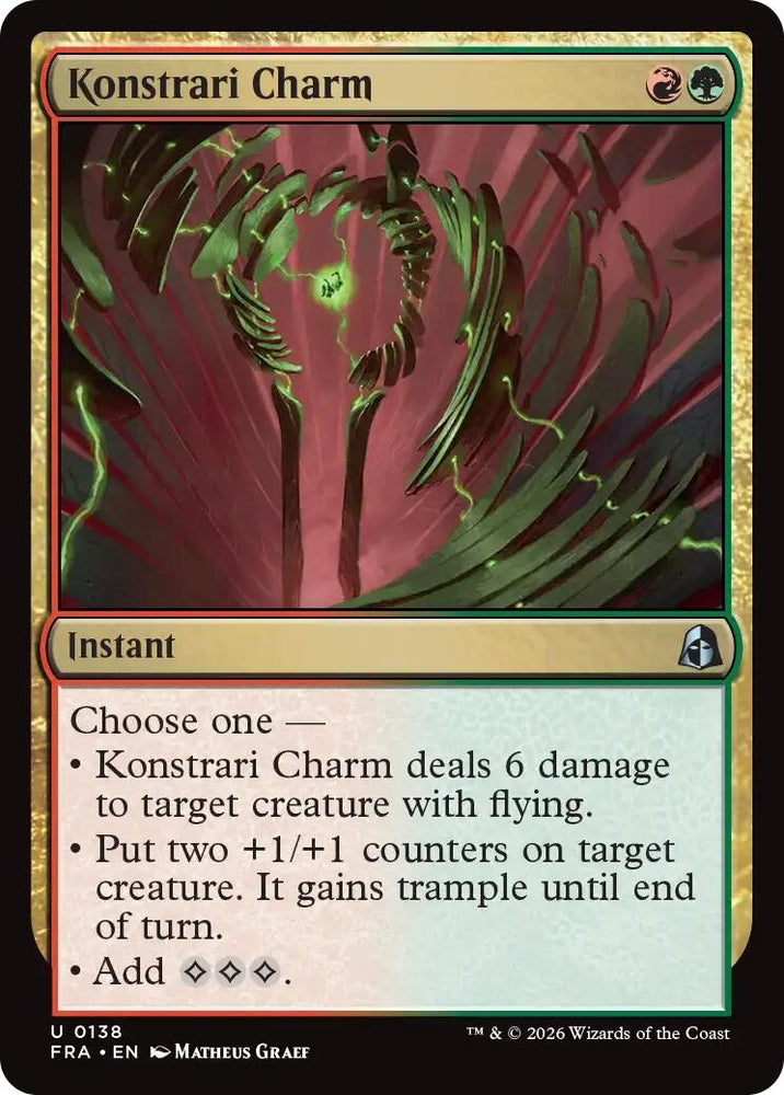 Image for Konstrari Charm (138) (Reality Fracture) (FRA) - Magic: The Gathering