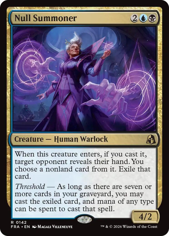 Image for Null Summoner (142) (Reality Fracture) (FRA) - Magic: The Gathering