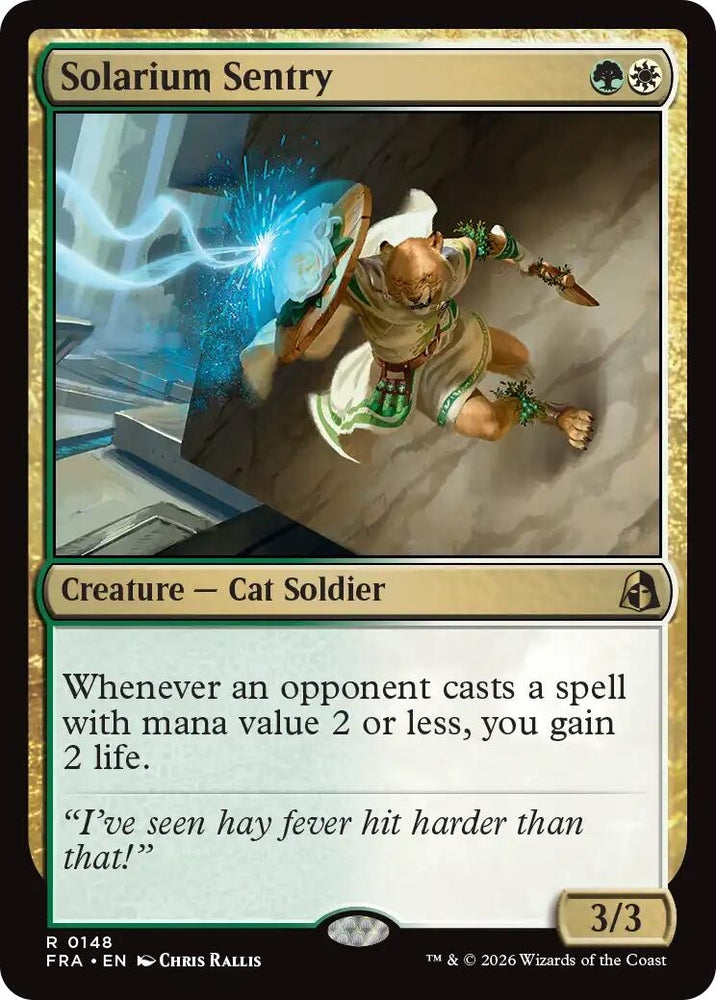Image for Solarium Sentry (148) (Reality Fracture) (FRA) - Magic: The Gathering