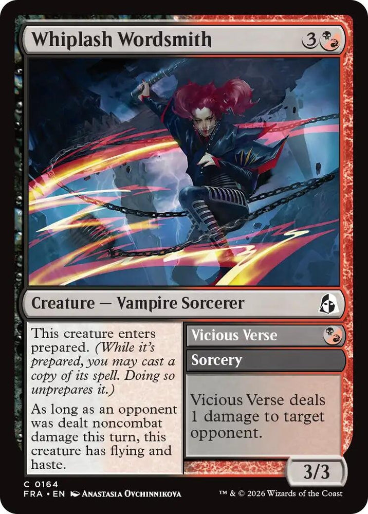 Image for Whiplash Wordsmith (164) (Reality Fracture) (FRA) - Magic: The Gathering