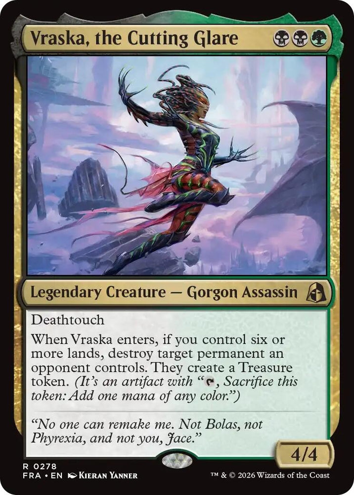 Image for Vraska, the Cutting Glare (278) (Reality Fracture) (FRA) - Magic: The Gathering