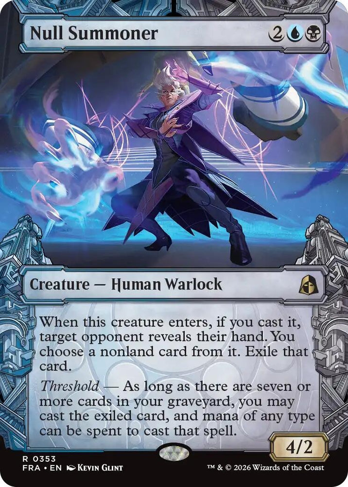 Image for Null Summoner (Showcase) (353) (Reality Fracture) (FRA) - Magic: The Gathering