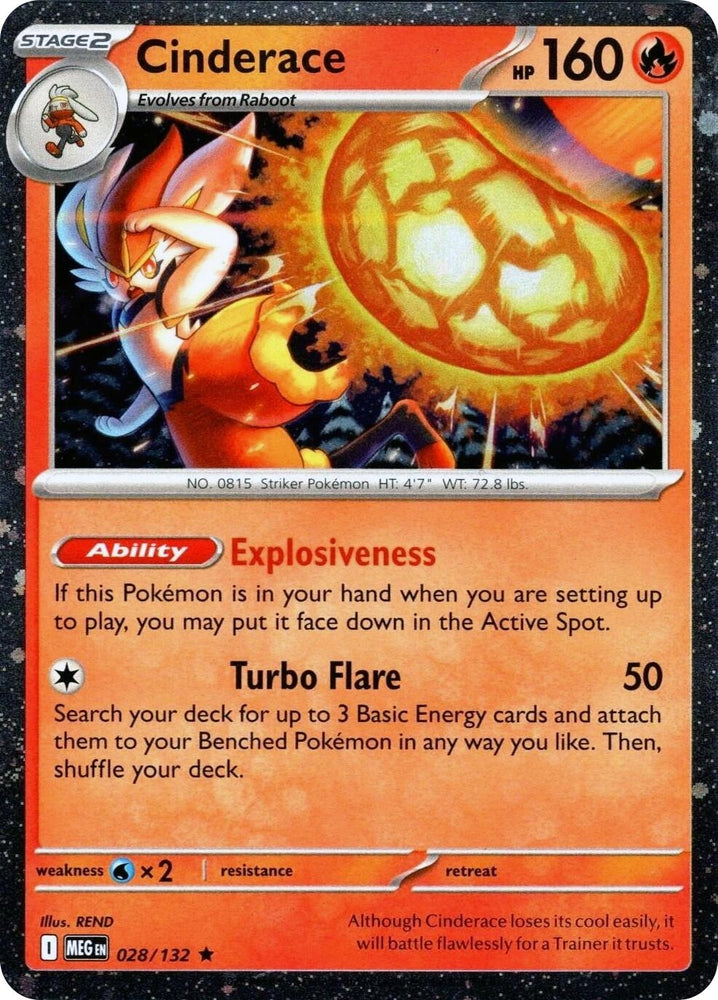 Image for Cinderace - 028/132 (Cosmos Holo) (028/132) (Blister Exclusives) (BLE) - Pokemon