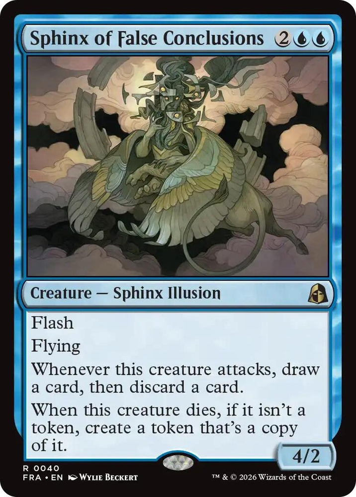 Image for Sphinx of False Conclusions (40) (Reality Fracture) (FRA) - Magic: The Gathering