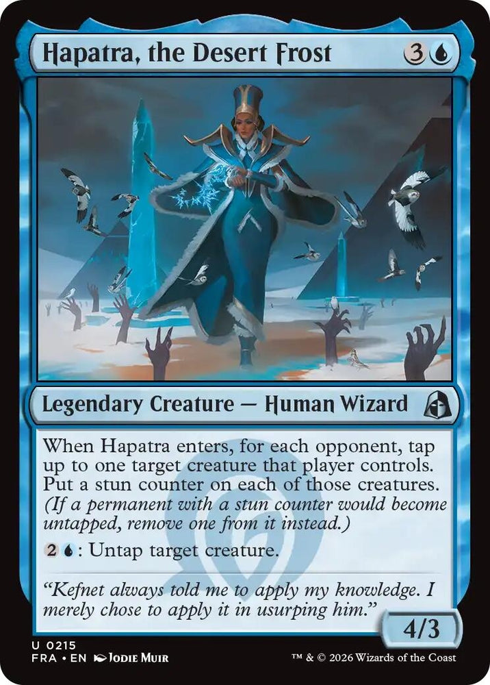 Image for Hapatra, the Desert Frost (215) (Reality Fracture) (FRA) - Magic: The Gathering