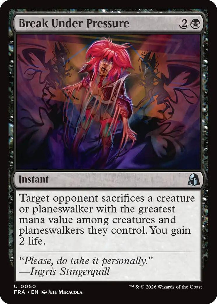 Image for Break Under Pressure (50) (Reality Fracture) (FRA) - Magic: The Gathering