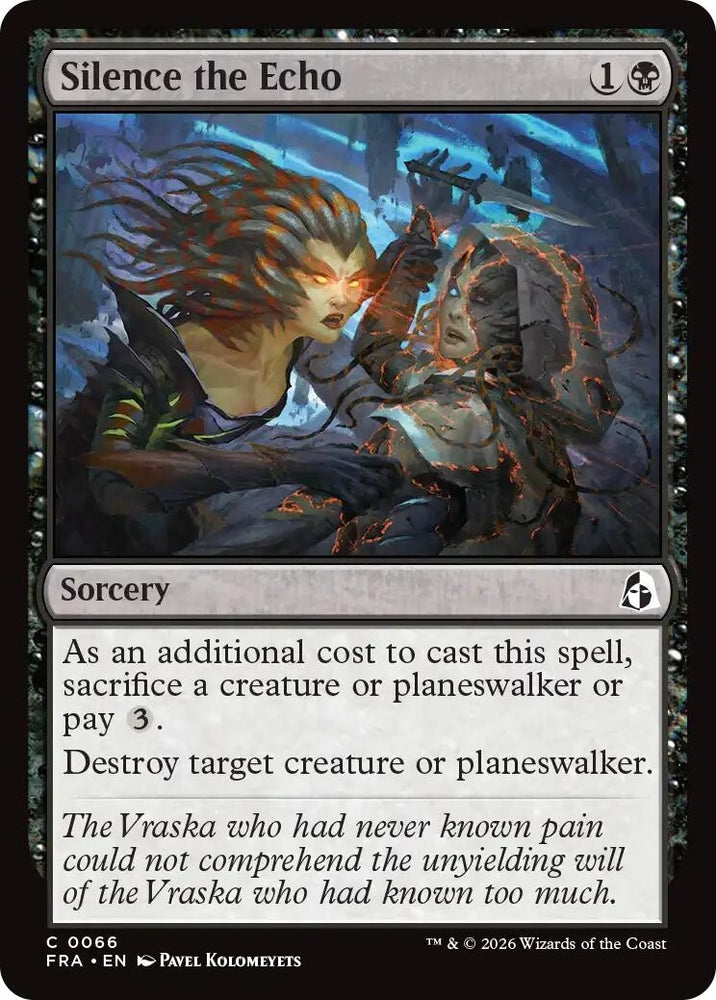 Image for Silence the Echo (66) (Reality Fracture) (FRA) - Magic: The Gathering