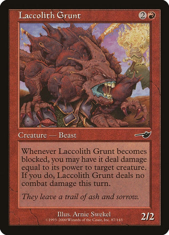 Image for Laccolith Grunt (87) [Nemesis]