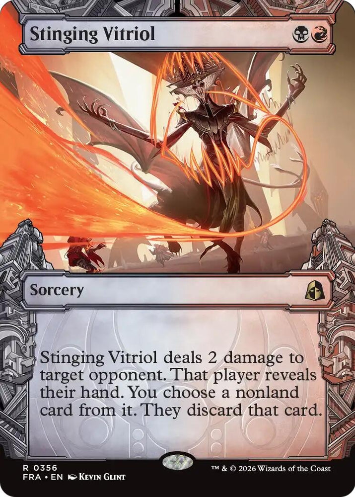 Image for Stinging Vitriol (Showcase) (356) (Reality Fracture) (FRA) - Magic: The Gathering