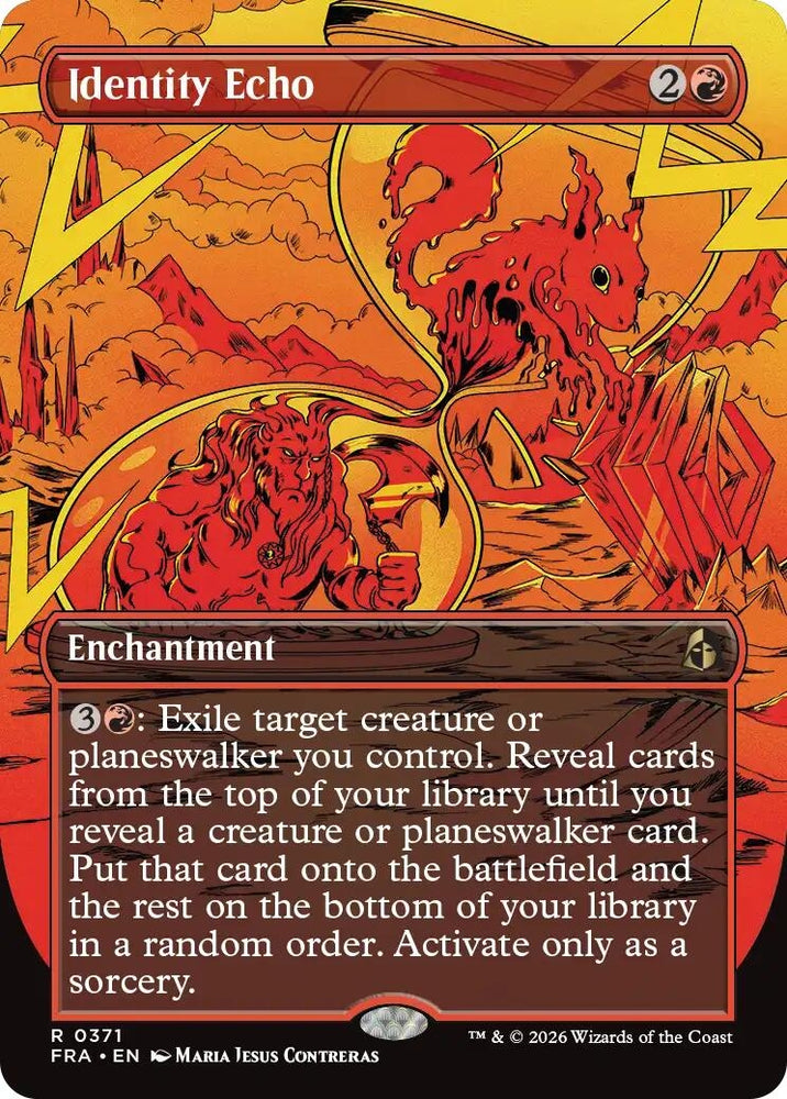 Image for Identity Echo (Borderless) (371) (Reality Fracture) (FRA) - Magic: The Gathering