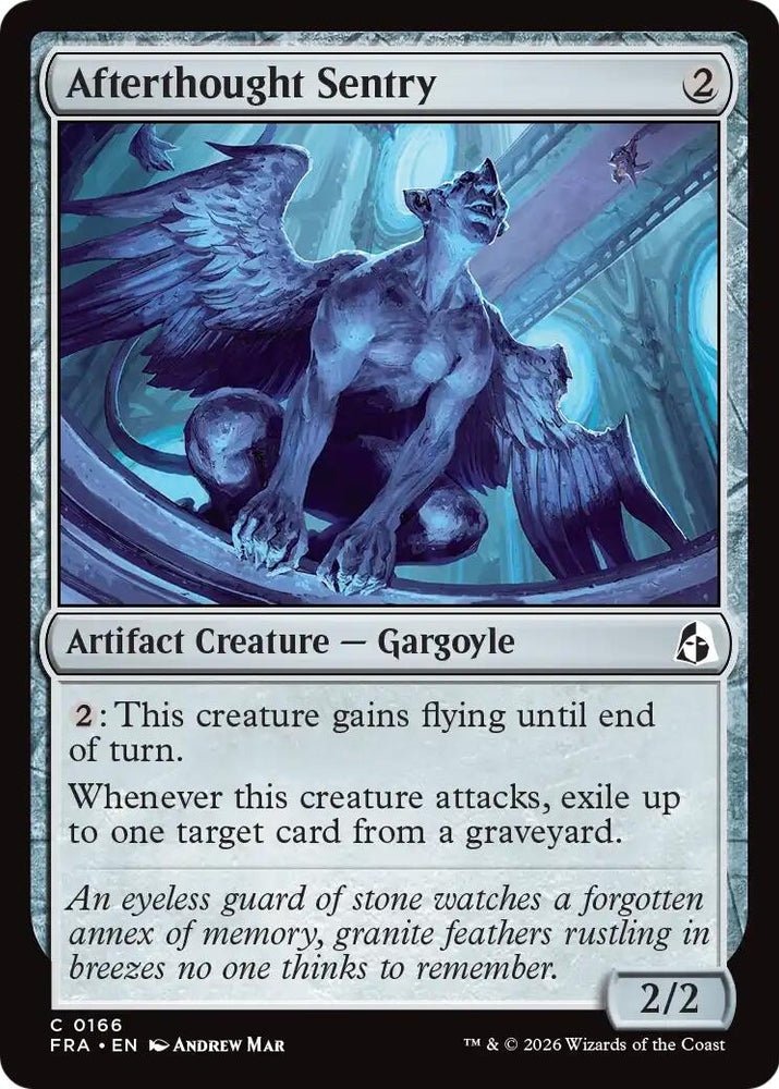 Image for Afterthought Sentry (166) (Reality Fracture) (FRA) - Magic: The Gathering