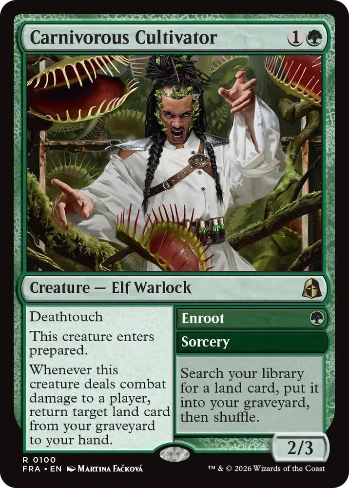Image for Carnivorous Cultivator (100) (Reality Fracture) (FRA) - Magic: The Gathering