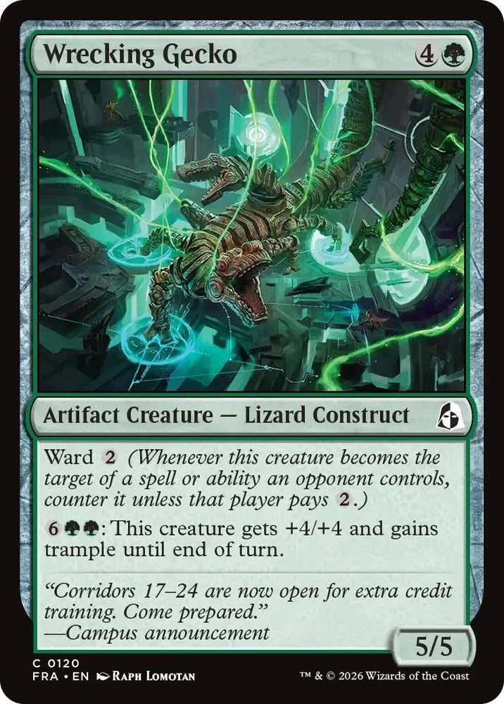 Image for Wrecking Gecko (120) (Reality Fracture) (FRA) - Magic: The Gathering