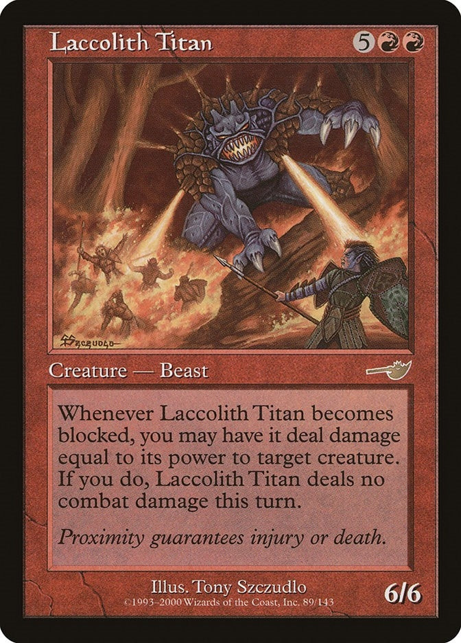 Image for Laccolith Titan (89) [Nemesis]