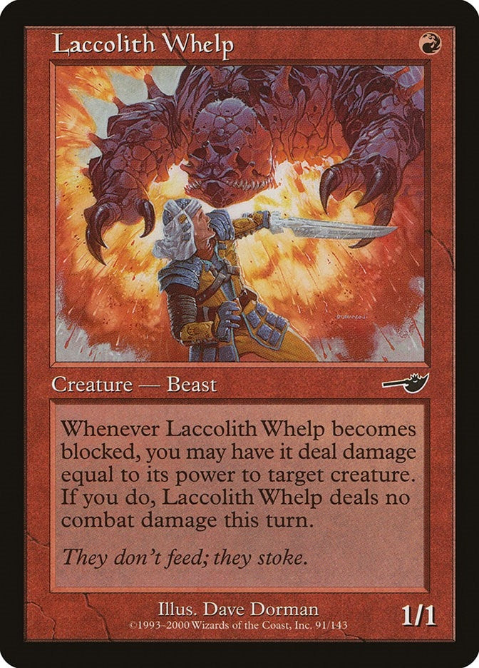 Image for Laccolith Whelp (91) [Nemesis]