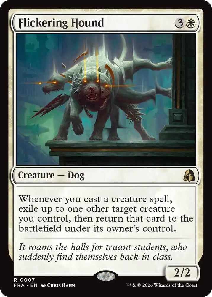 Image for Flickering Hound (7) (Reality Fracture) (FRA) - Magic: The Gathering