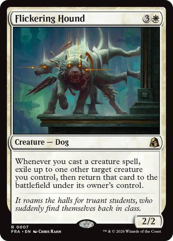 Image for Flickering Hound (7) (Reality Fracture) (FRA) - Magic: The Gathering
