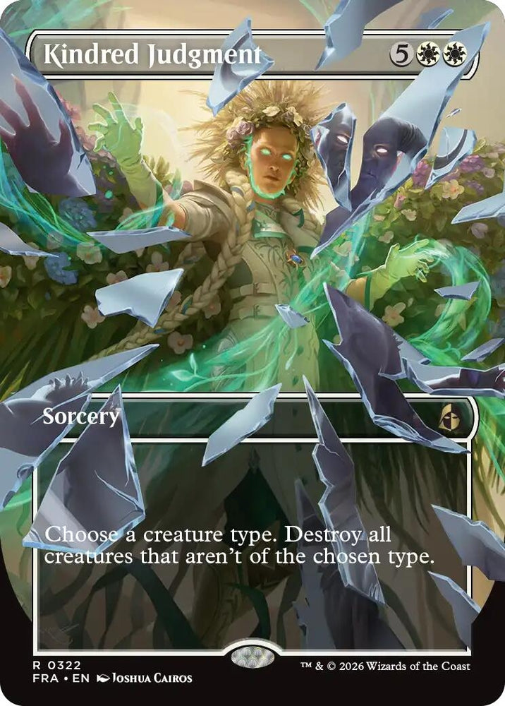 Image for Kindred Judgment (Borderless) (322) (Reality Fracture) (FRA) - Magic: The Gathering