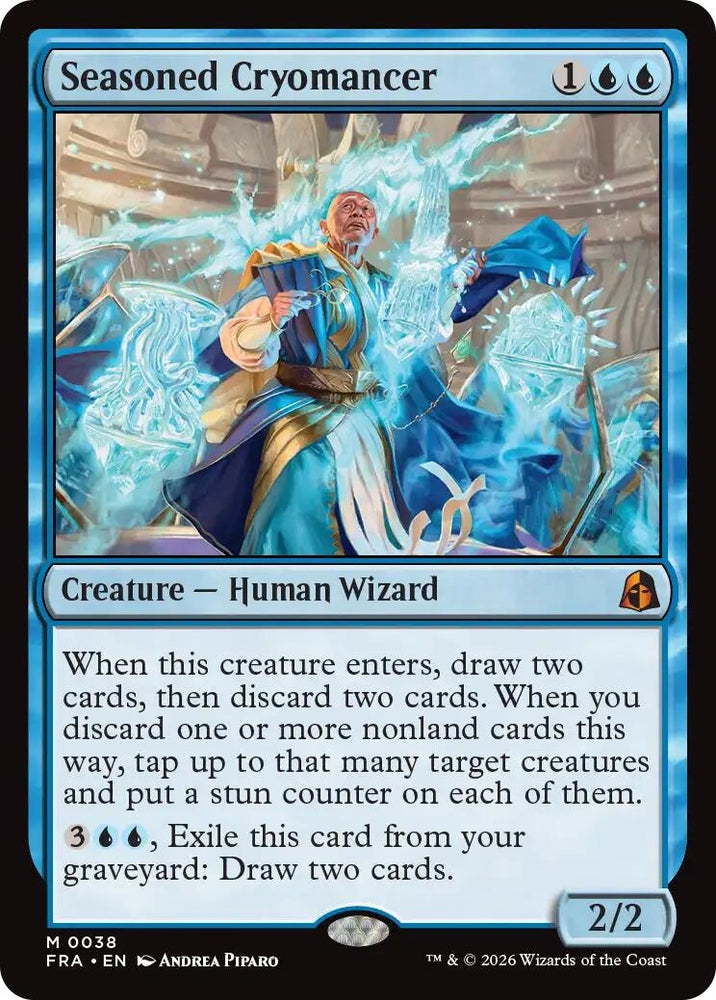 Image for Seasoned Cryomancer (38) (Reality Fracture) (FRA) - Magic: The Gathering