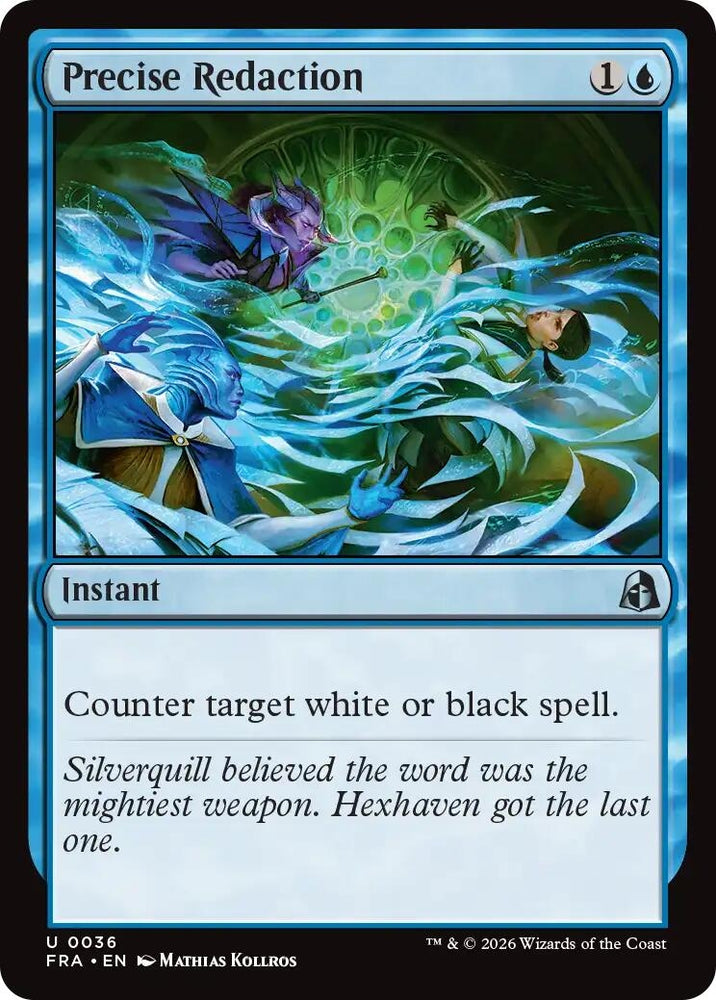 Image for Precise Redaction (36) (Reality Fracture) (FRA) - Magic: The Gathering