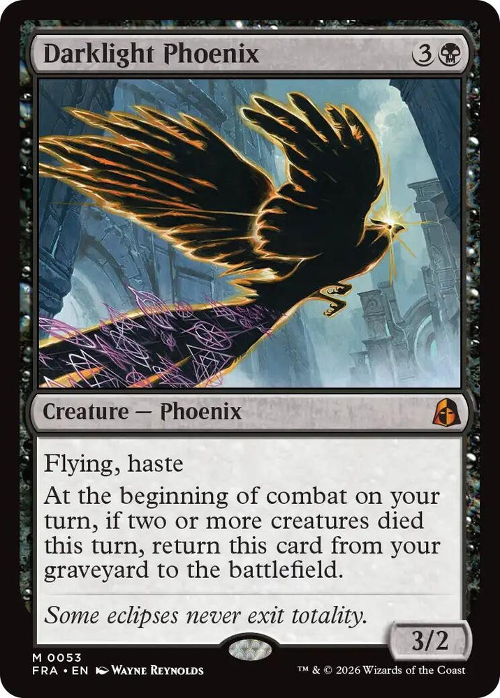 Image for Darklight Phoenix (53) (Reality Fracture) (FRA) - Magic: The Gathering