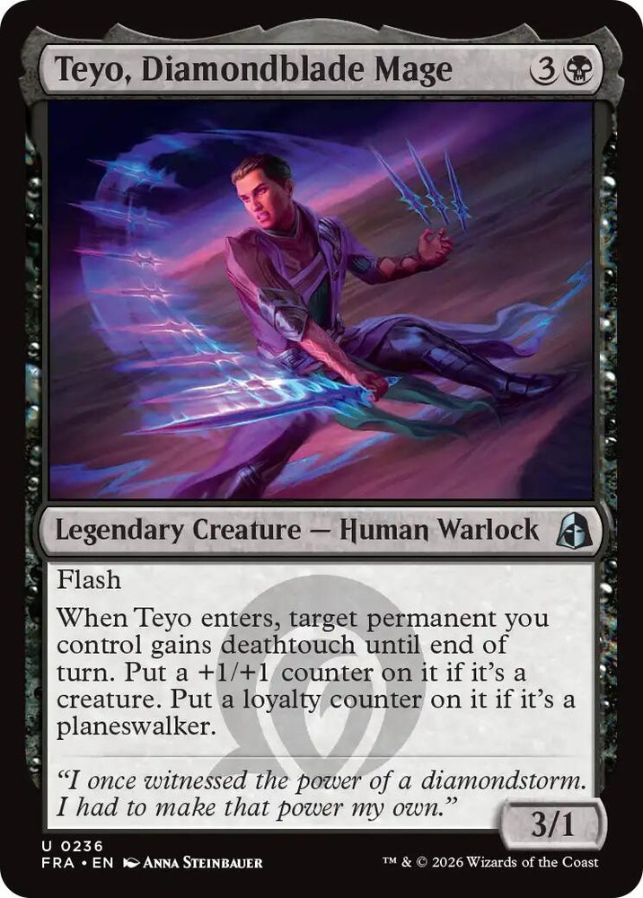 Image for Teyo, Diamondblade Mage (236) (Reality Fracture) (FRA) - Magic: The Gathering