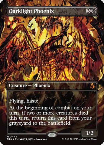 Image for Darklight Phoenix (Borderless) (0444) (444) (Reality Fracture) (FRA) - Magic: The Gathering