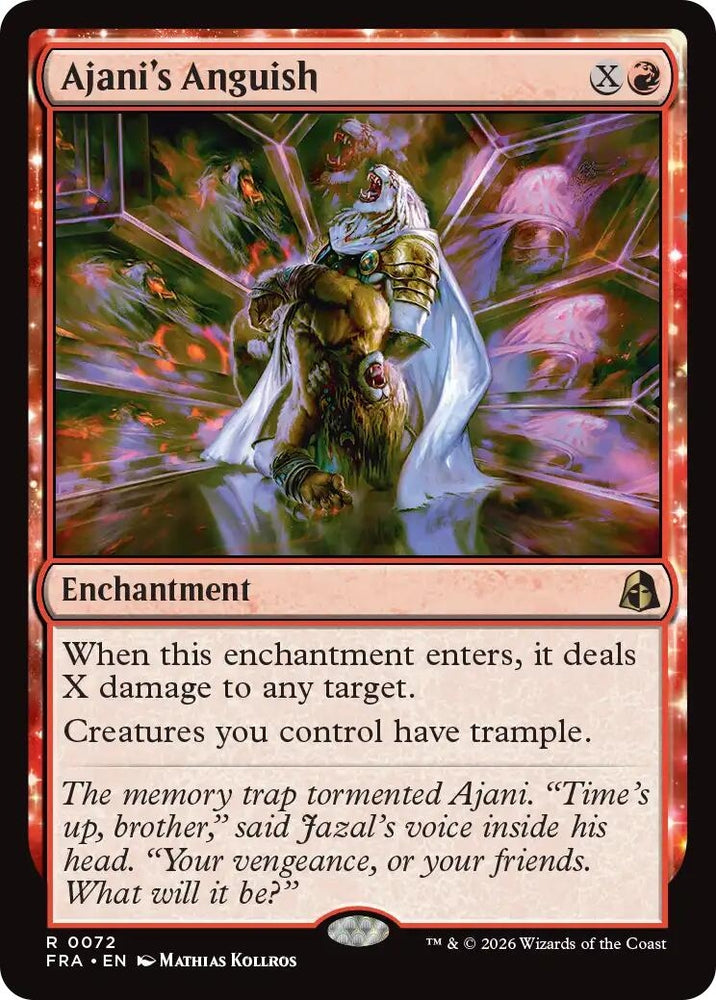 Image for Ajani's Anguish (72) (Reality Fracture) (FRA) - Magic: The Gathering