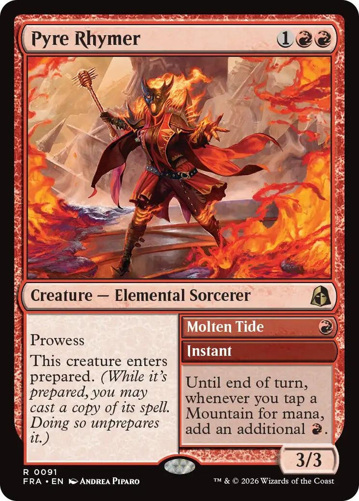 Image for Pyre Rhymer (91) (Reality Fracture) (FRA) - Magic: The Gathering