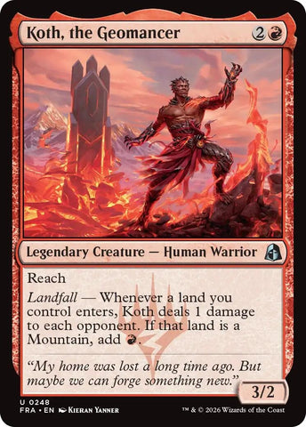Image for Koth, the Geomancer (248) (Reality Fracture) (FRA) - Magic: The Gathering