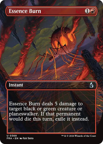 Image for Essence Burn (Borderless) (369) (Reality Fracture) (FRA) - Magic: The Gathering