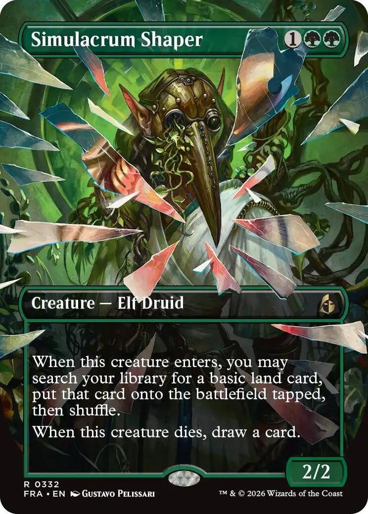 Image for Simulacrum Shaper (Borderless) (332) (Reality Fracture) (FRA) - Magic: The Gathering