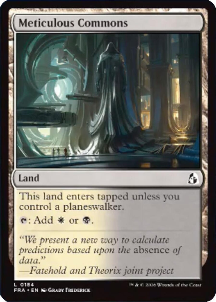 Image for Meticulous Commons (184) (Reality Fracture) (FRA) - Magic: The Gathering
