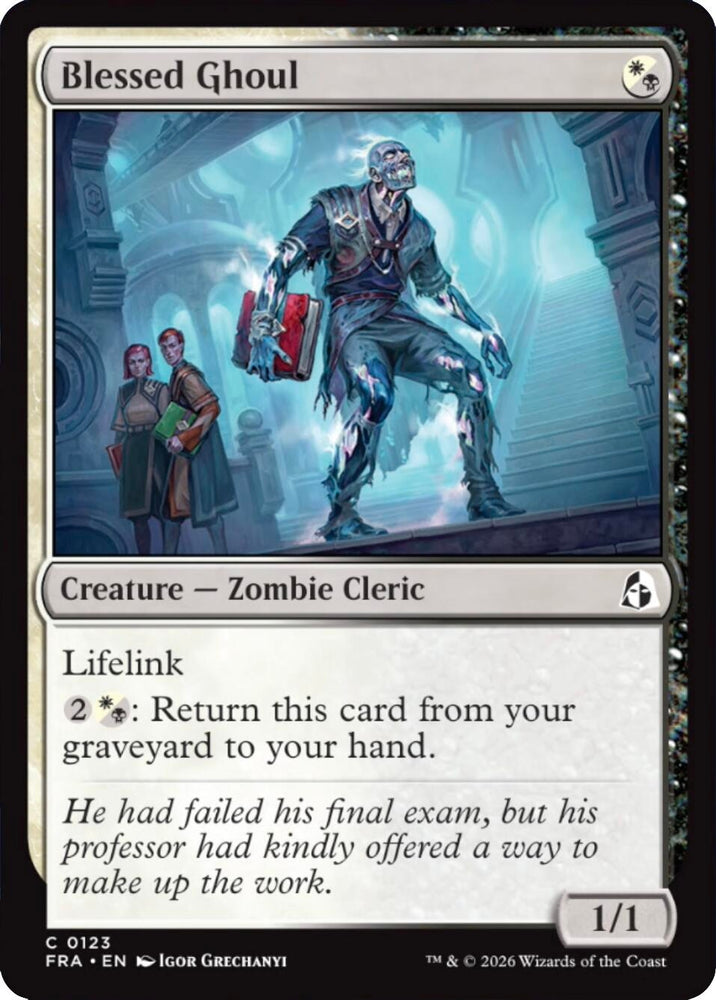 Image for Blessed Ghoul (123) (Reality Fracture) (FRA) - Magic: The Gathering