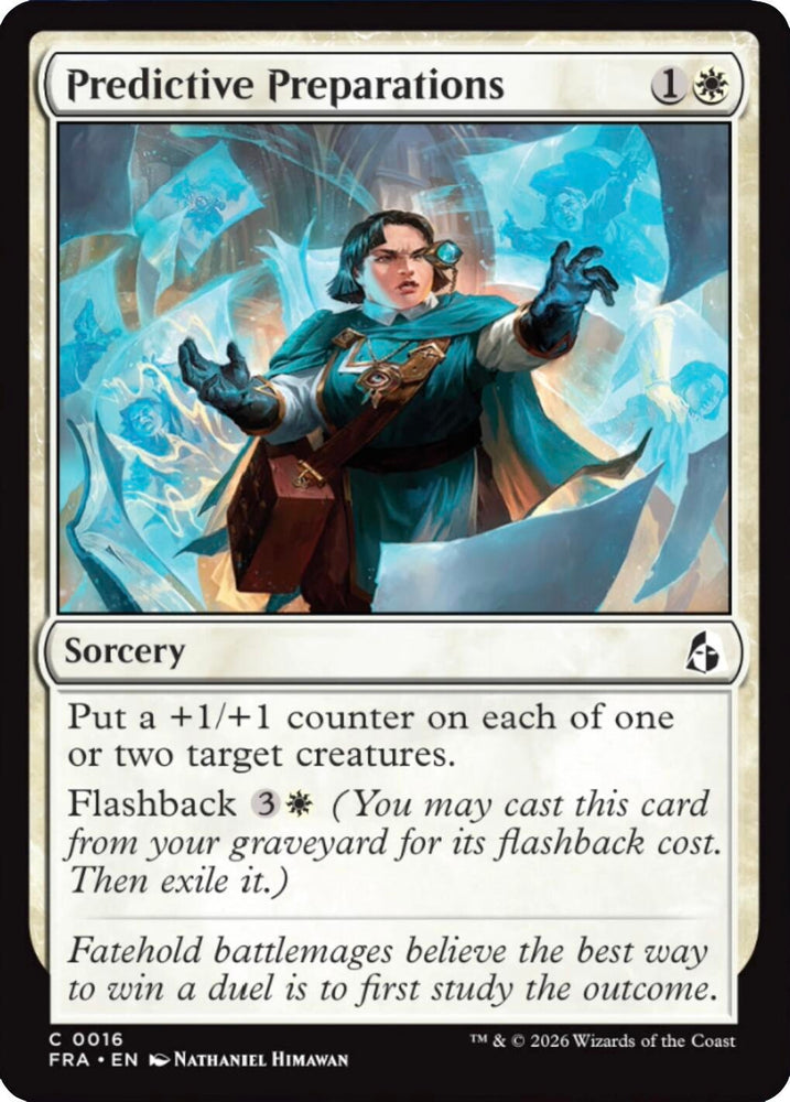 Image for Predictive Preparations (16) (Reality Fracture) (FRA) - Magic: The Gathering