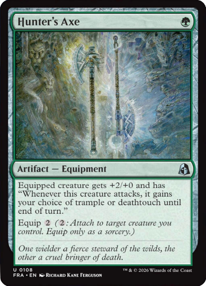 Image for Hunter's Axe (108) (Reality Fracture) (FRA) - Magic: The Gathering