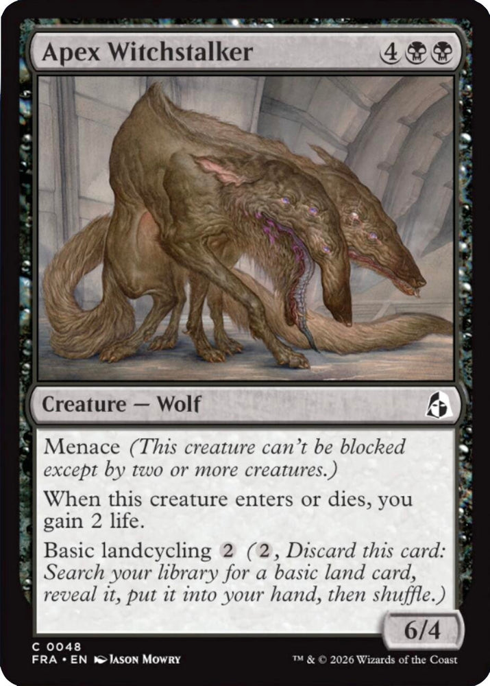 Image for Apex Witchstalker (48) (Reality Fracture) (FRA) - Magic: The Gathering