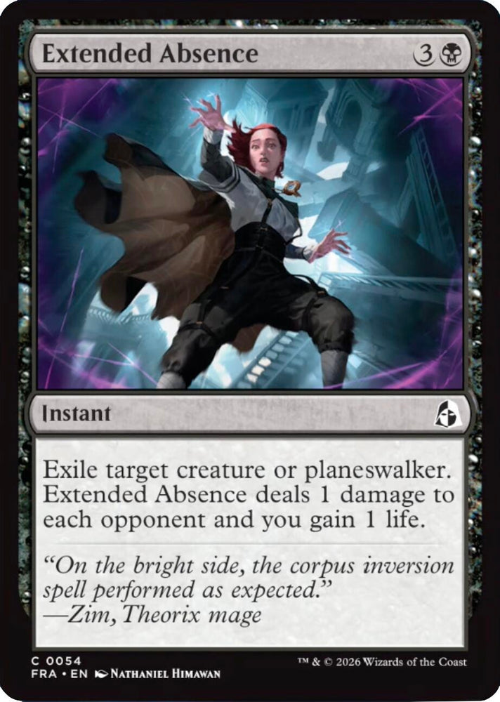 Image for Extended Absence (54) (Reality Fracture) (FRA) - Magic: The Gathering