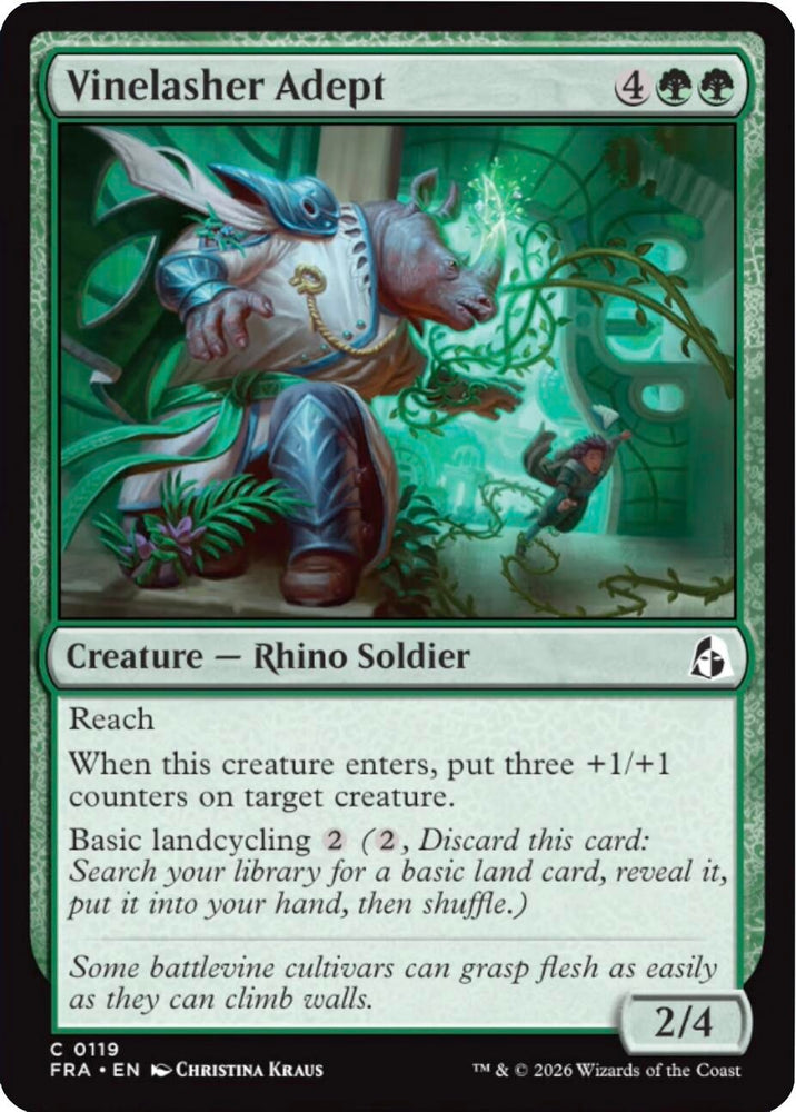 Image for Vinelasher Adept (119) (Reality Fracture) (FRA) - Magic: The Gathering